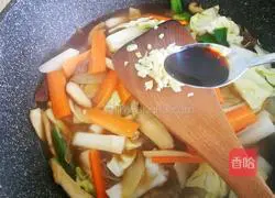 Illustration of Korean Palace Fried Rice Cake 14