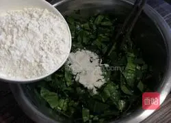 # steamed vegetables# Illustration of how to make steamed spinach 5