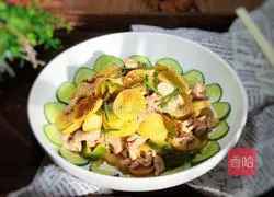 Illustration of how to make fried meat with green tomatoes 15