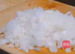 Old base mushroom beef Illustration of making sauce 4