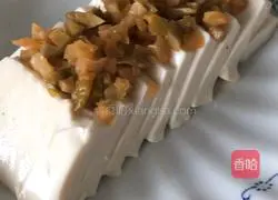 Steamed pickled mustard Illustration of how to make tofu 6