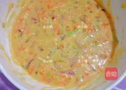 Illustration of how to make granular noodles and pepper rings 3