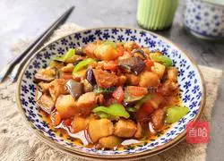 Illustration of how to cook pork with double eggplants 13