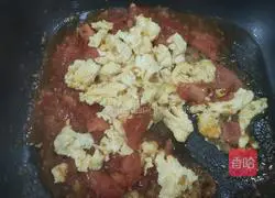 Illustration of how to make tomato scrambled egg bento 8