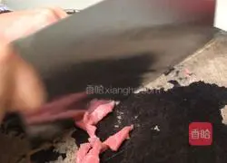 # Steamed Vegetables#Illustration of shredded beef with pickled mustard 3