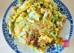 Illustration of how to make spring bamboo shoots and scrambled eggs 8