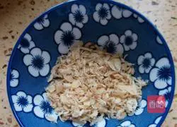 Mushrooms and shrimps Illustration of how to make green vegetables 2