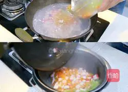 Illustration of how to make spicy seafood rolls 2