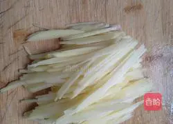 Illustration of how to make spicy and sour potato shreds 2