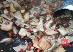 Illustration of how to make fried pork liver with pork belly 8