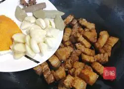 #Hebei cuisine#Pork stewed vermicelli recipe illustration 10