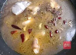 Illustration of braised pig trotters 8 