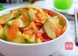 Illustration of how to make fried zucchini with tomatoes 16