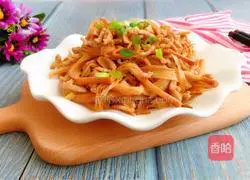 Stir-fried Pork with Daylily Illustration of how to make silk 12