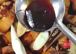 Illustration of braised pork recipe 8