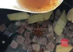 Illustration of how to make beef stewed with radish 8