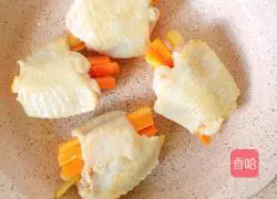 Illustration of how to make boneless double shred chicken wings 6