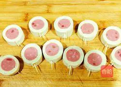 Illustration of how to make bean curd ham rolls 6