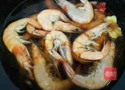 Braised prawns recipe 7