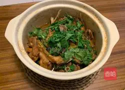 Illustration of how to make braised duck with ginger 8