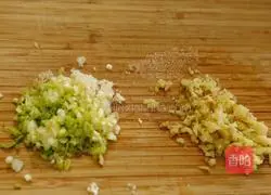 Illustration of how to make lotus root and bean curd 2