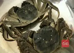 Illustration of Recipe of Stewed Pumpkin with River Crab 1 