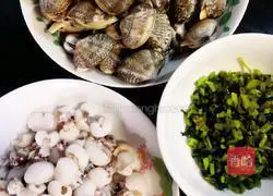 Illustration of how to make braised clams with cuttlefish larvae 4