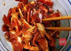 Illustration of how to make fried meat with garlic sprouts 8