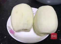 Moisturizing lotus root soup + Illustration of how to make lotus root stuffed with mung beans 1