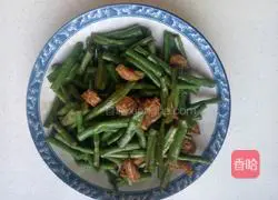 Illustration of home-style stir-fried beans with meat 7