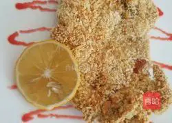 Oil-free air Illustration of how to make fried chicken steak 6
