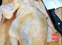 Mushroom and chicken soup Practice illustration 3