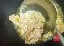 Illustration of how to make bean curd beef 7