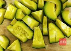 Illustration of how to make potato stewed Japanese melon 2