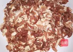 Illustration of how to make homemade Cantonese sausage (lazy version) 1