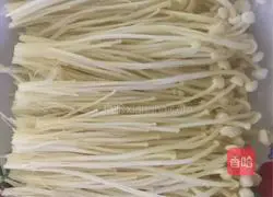 Illustration of how to make garlic mushrooms 1