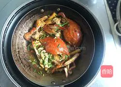 Illustration of Spicy Swimming Crab Fried Rice Cake 11