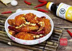 Illustration of Korean finger-sucking fried chicken wings 16