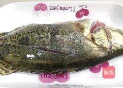 Illustration of how to make steamed mandarin fish 3