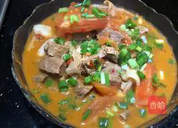 Illustration of how to make beef brisket stewed with tomatoes 8