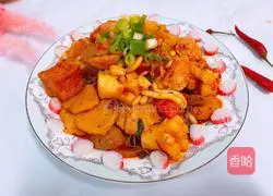 Illustration of how to make spicy hot pot (family version) 8