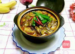 Illustration of how to make salted fish and eggplant stew 19