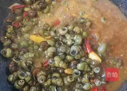 Illustration of how to make spicy snails 6
