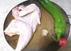 Illustration of how to make fried chicken with pepper 1