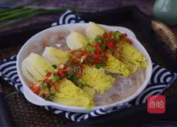  Illustration of how to make garlic vermicelli and baby vegetables 12