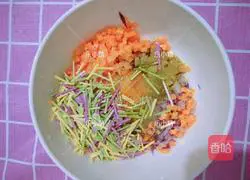 Illustration of how to make granular noodles and pepper rings 2