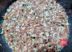 Illustration of how to make braised Yangzhou lion head (sunflower chopped meat) 2