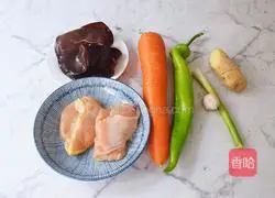 Illustration of how to make fish-flavored shredded chicken bento 1