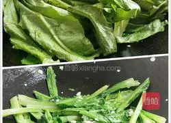 Illustration of how to make garlic lettuce 4