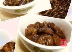 Illustration of how to make braised bamboo shoots, dried vegetables and steamed sausages 3
